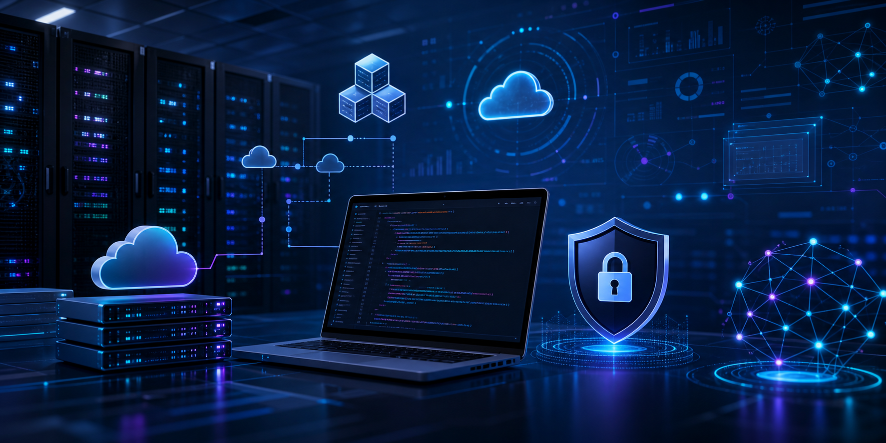 Managed IT services cybersecurity servers and software development